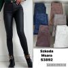 Spodnie ekoskóra damskie (XS-XL/12szt)