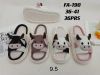 Kapcie odkryte palce damskie(36-41/36P)