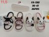 Kapcie odkryte palce damskie(36-41/36P)