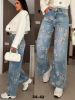 Spodnie jeansowe damskie (34-42/12szt)