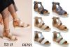 Sandały na koturnie (36-41/12P)