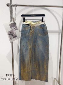 Spódnica jeansy damskie (XS-L/10szt)