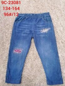 Spodnie Jeansy dziewczęce (134-164/12szt)