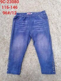 Spodnie Jeansy dziewczęce (116-146/12szt)