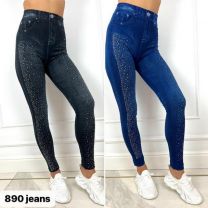 Spodnie legginsy jeans(uniwersalny/12szt)
