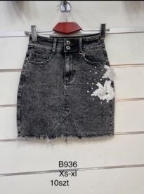 Spódnica jeansy damskie (XS-XL/10szt)