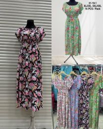 Sukienki w kwiaty (XL-4XL/16szt)