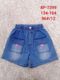 Szorty jeansy dziewczęce (134-164/12szt)