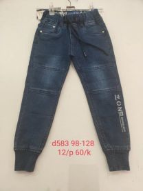 Spodnie jeansowe chłopięce (98-128/12szt)