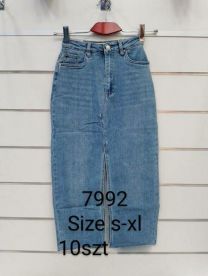 Spódnica jeansy damskie (S-XL/10szt)