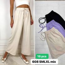 Spodnie kreszowane damskie (S-XL/16szt)