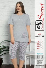 Piżama damska Turecka (XL-4XL/12Kompletów)