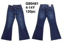Spodnie jeansowe dzieci (4-14Y/12szt)