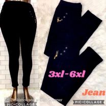 Spodnie legginsy jeans  (3XL-6XL/12szt)