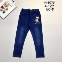 Spodnie  jeansy dziewczęce (4-12LAT/10szt)