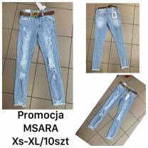 Spodnie Jeans damskie (XS-XL/10Szt)