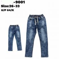 Spodnie jeansowe dzieci (26-33/8szt)