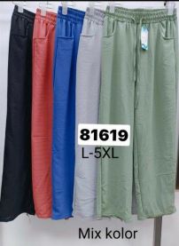 Spodnie kreszowane damskie (L-5XL/12szt)