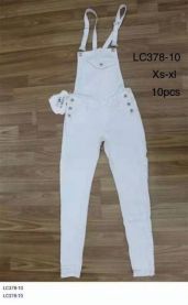 Ogrodniczka jeansowa damska (XS-XL/10szt)