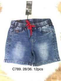 Szorty jeans damskie (28-36/12SZT)
