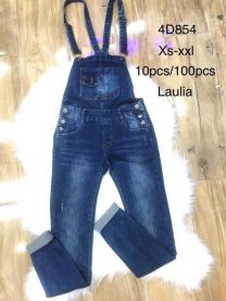 Ogrodniczka jeansowa damska (XS-2XL/10szt)