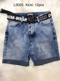 Szorty jeans damskie (XS-XL/12SZT)