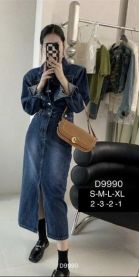 Sukienki jeans damskie (S-XL/8szt)
