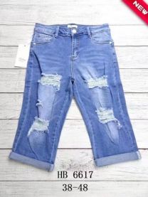 Spodenki jeans damskie (38-48/10szt)