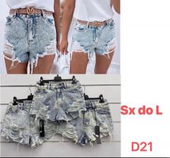 Szorty jeans damskie (SX-L/4szt)